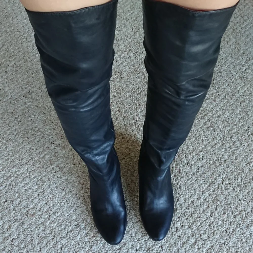 Joie Coachella Buckle Over The Knee Boots Size 36